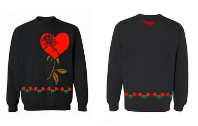 Crew Neck Hearts N Roses