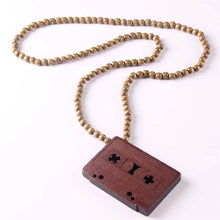 Wooden Cassette Necklaces