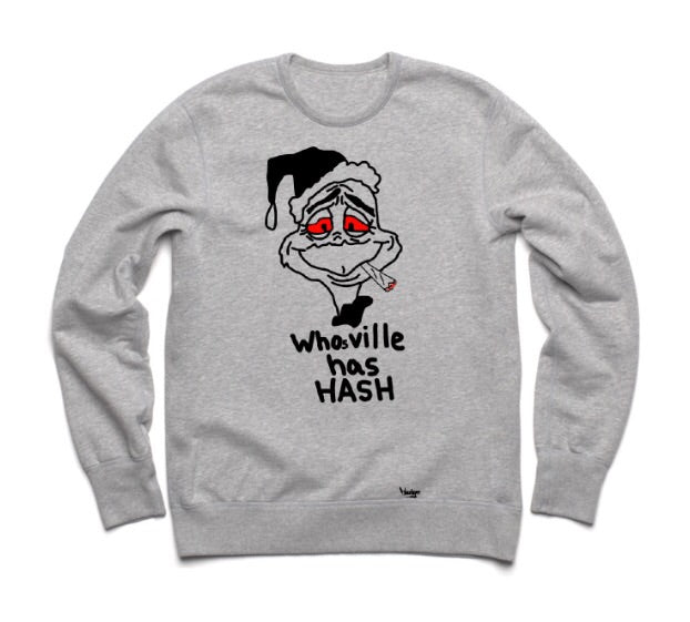 Crew neck WhosVille has HASH